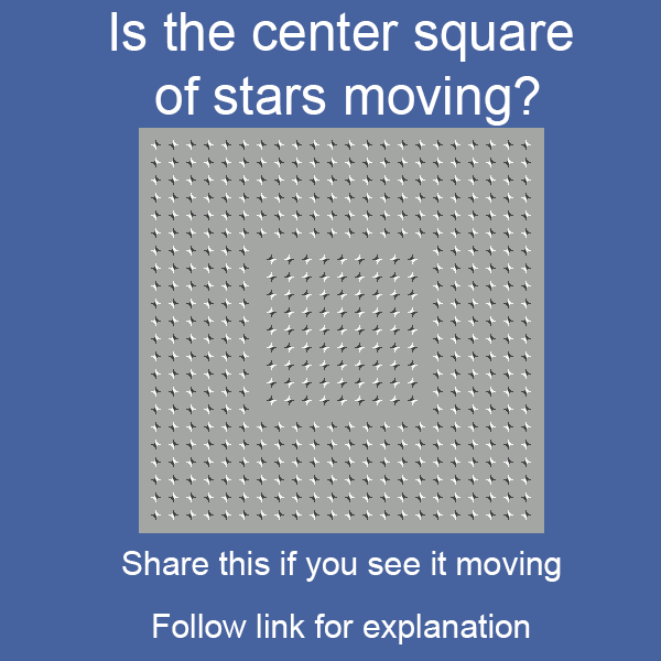 Is it moving or not