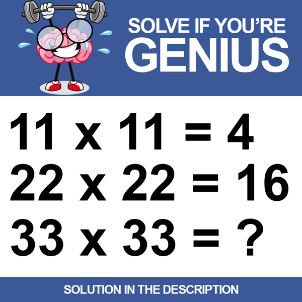 Solve if you're a genius